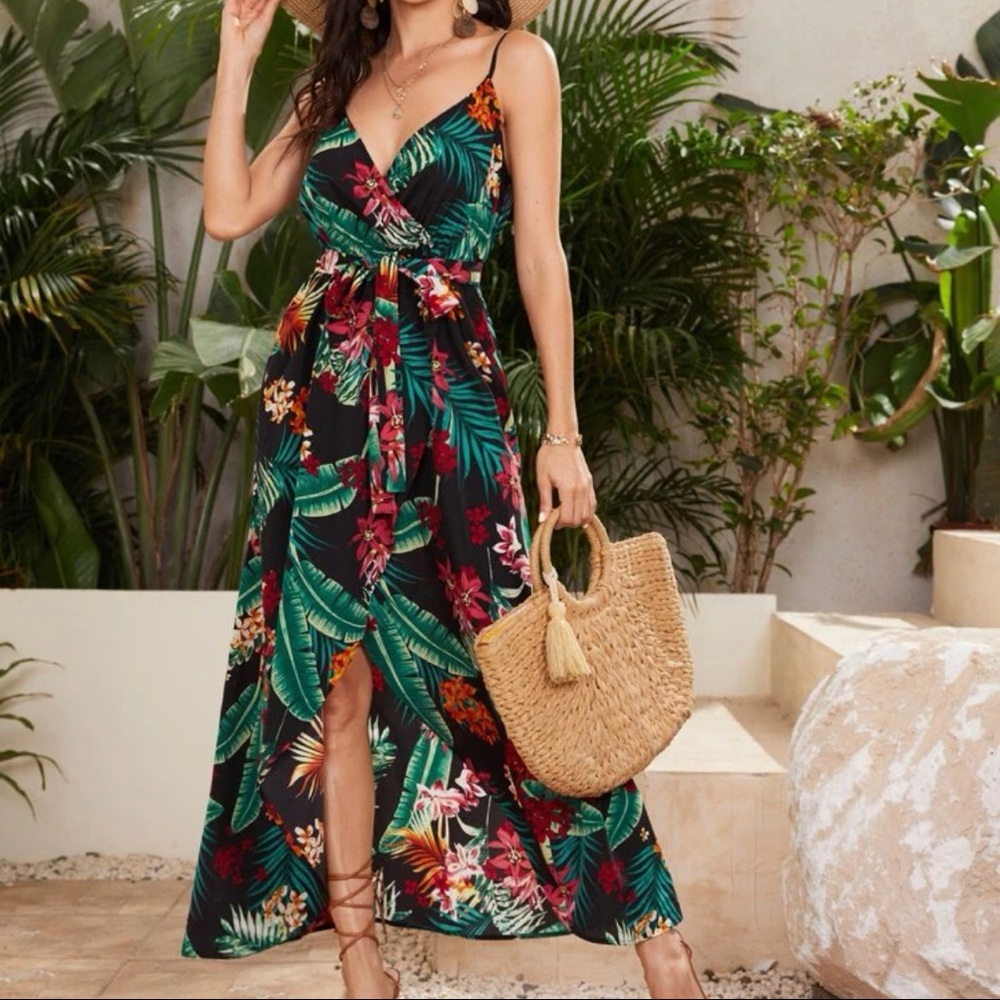 X Large tropical dress